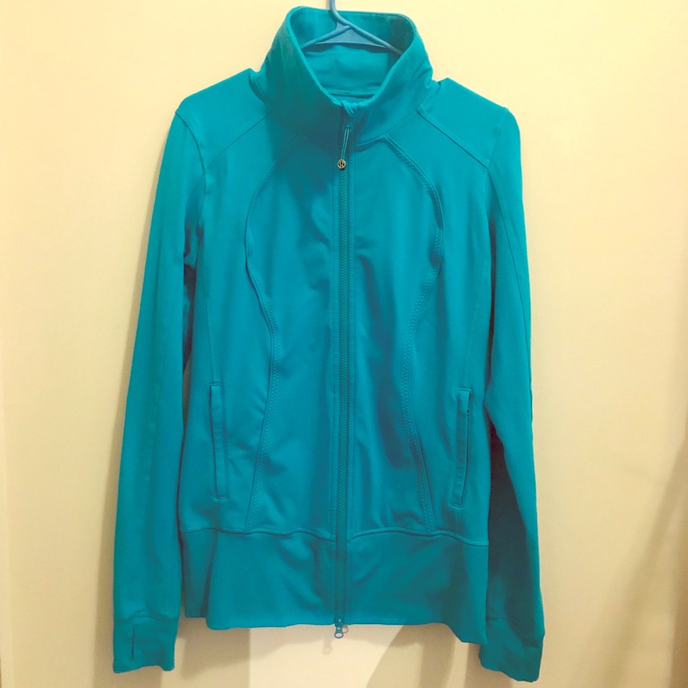 Lululemon Nice Asana jacket in teal
